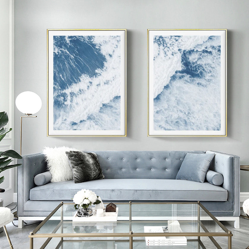 Wall art - ocean wave (2 sets)- Canvas Prints- Poster Prints