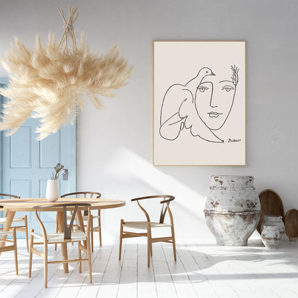 Wall Art - Peace By Pablo Picasso - Canvas Prints-Poster Prints