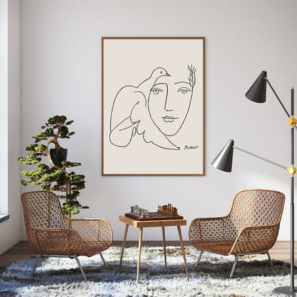 Wall Art - Peace By Pablo Picasso - Canvas Prints-Poster Prints