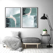 Wall art - Pink And Mint  2 sets- Canvas Prints- Poster Prints