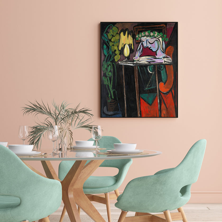 Wall Art - Reading Girl by Pablo Picasso - Canvas Prints-Poster Prints