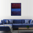 Wall Art - Rust And Blue By Mark Rothko - Canvas Prints-Poster Prints