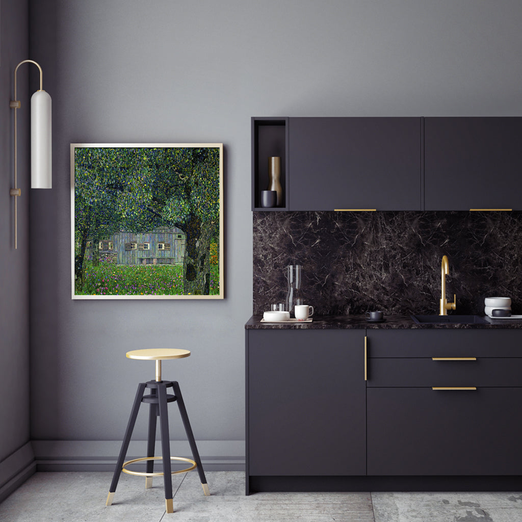 Wall Art -Farmhouse in Upper Austria by Gustav Klimt - Canvas Prints-Poster Prints