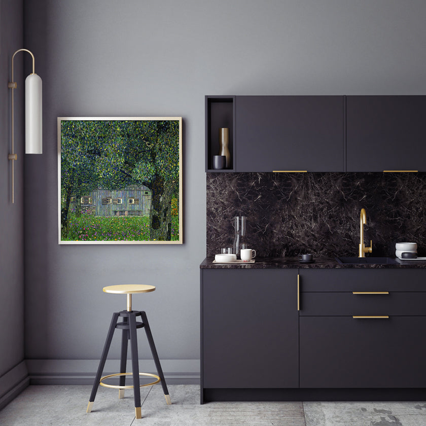 Wall Art -Farmhouse in Upper Austria by Gustav Klimt - Canvas Prints-Poster Prints