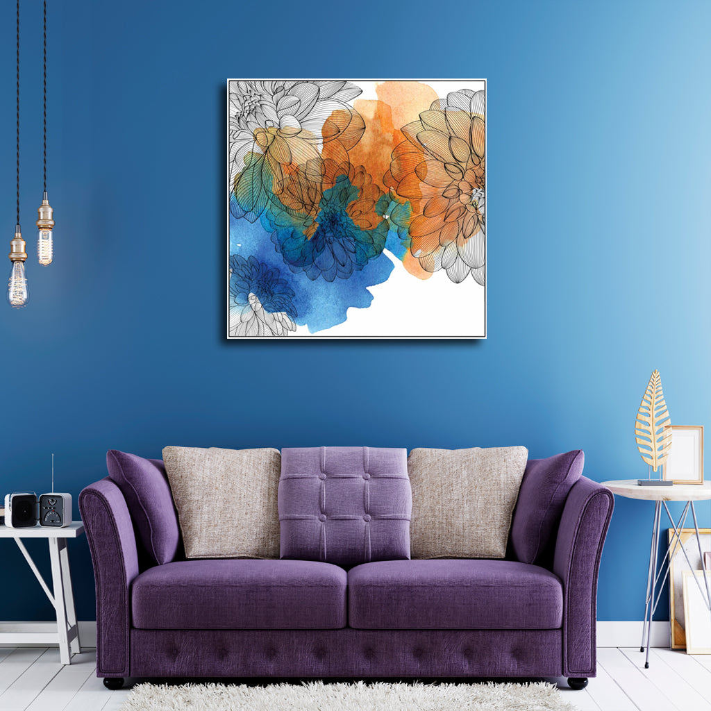 Wall Art Prints - Floral Flower (2 sets)- Canvas Prints-Poster Prints