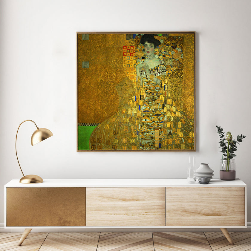 Wall Art -Portrait of adele bloch bauer by Gustav Klimt- Canvas Prints-Poster Prints
