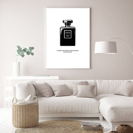 Wall art - Paris Perfume Black - Canvas Prints - Poster Prints