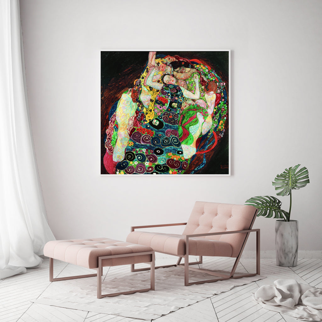 Wall Art - The Virgin by Gustav Klimt - Canvas Prints-Poster Prints