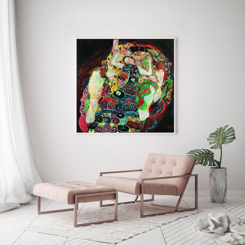Wall Art - The Virgin by Gustav Klimt - Canvas Prints-Poster Prints