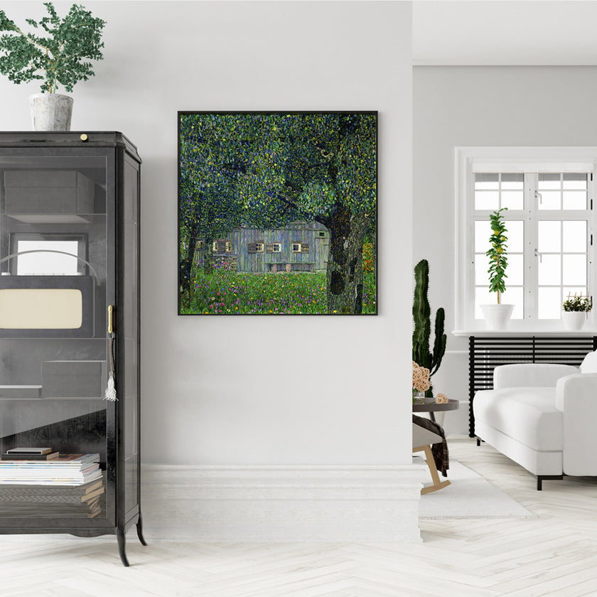 Wall Art -Farmhouse in Upper Austria by Gustav Klimt - Canvas Prints-Poster Prints