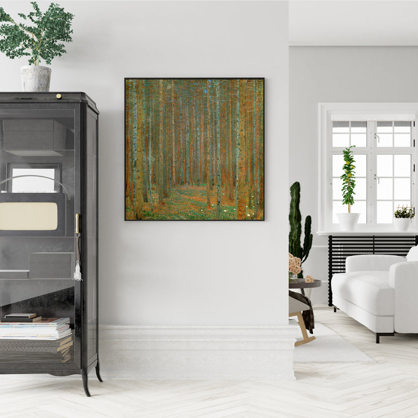 Wall Art -Pine forest by Gustav Klimt- Canvas Prints-Poster Prints