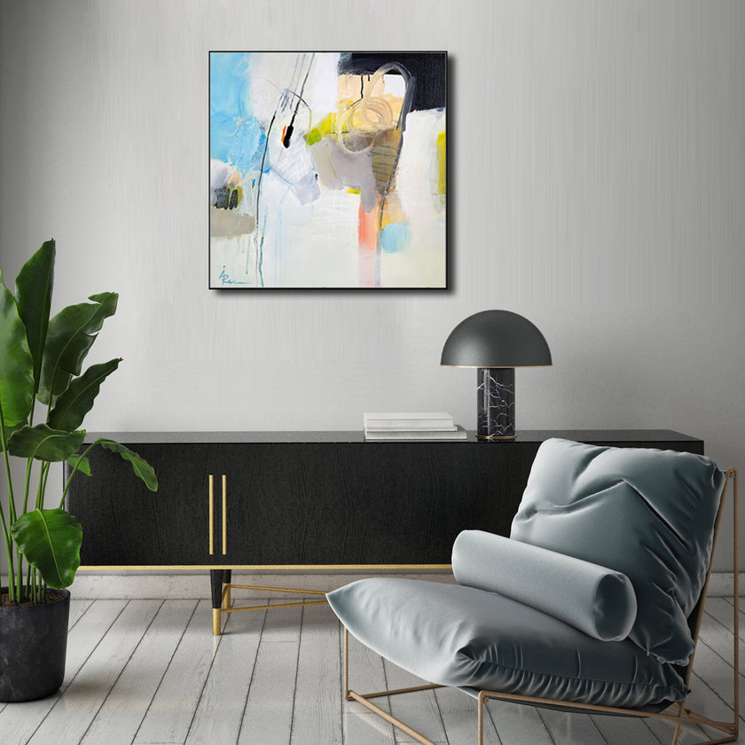 Wall Art Prints -Abstract Acrylic Painting (2 sets)- Canvas Prints-Poster Prints