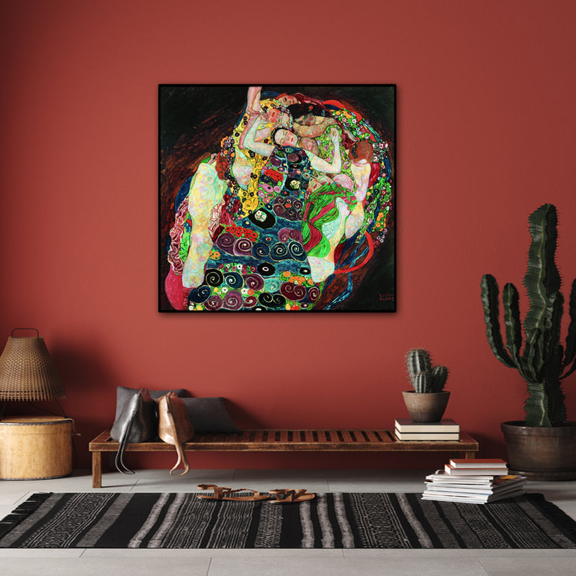 Wall Art - The Virgin by Gustav Klimt - Canvas Prints-Poster Prints