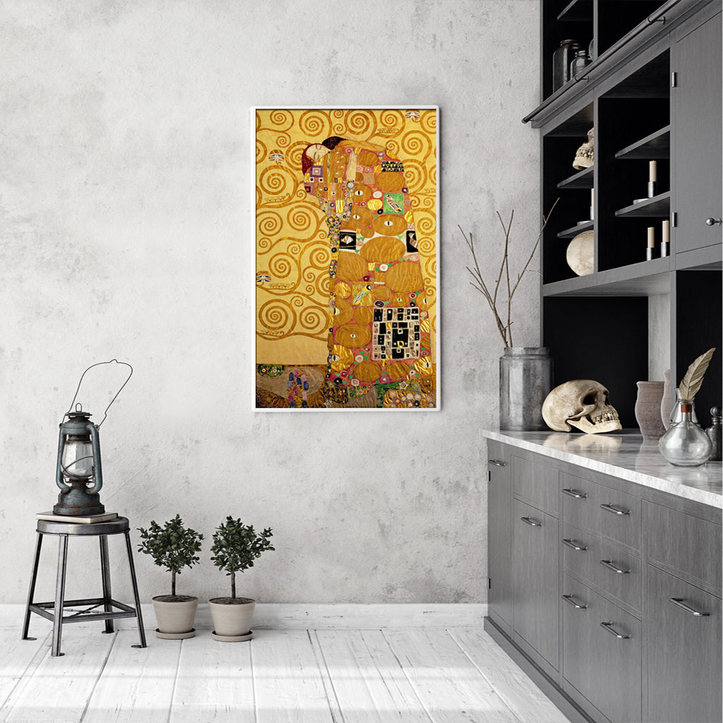 Wall Art – Huging by Gustav Klimt - Canvas Prints - Poster Prints