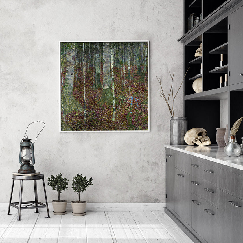 Wall Art - Birch forest by Gustav Klimt - Canvas Prints-Poster Prints