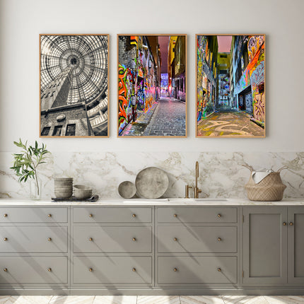 Wall Art - Melbourne Street Art (3 sets) - Canvas Prints-Poster Prints