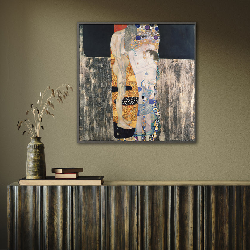 Wall Art -Three ages of woman by Gustav Klimt - Canvas Prints-Poster Prints