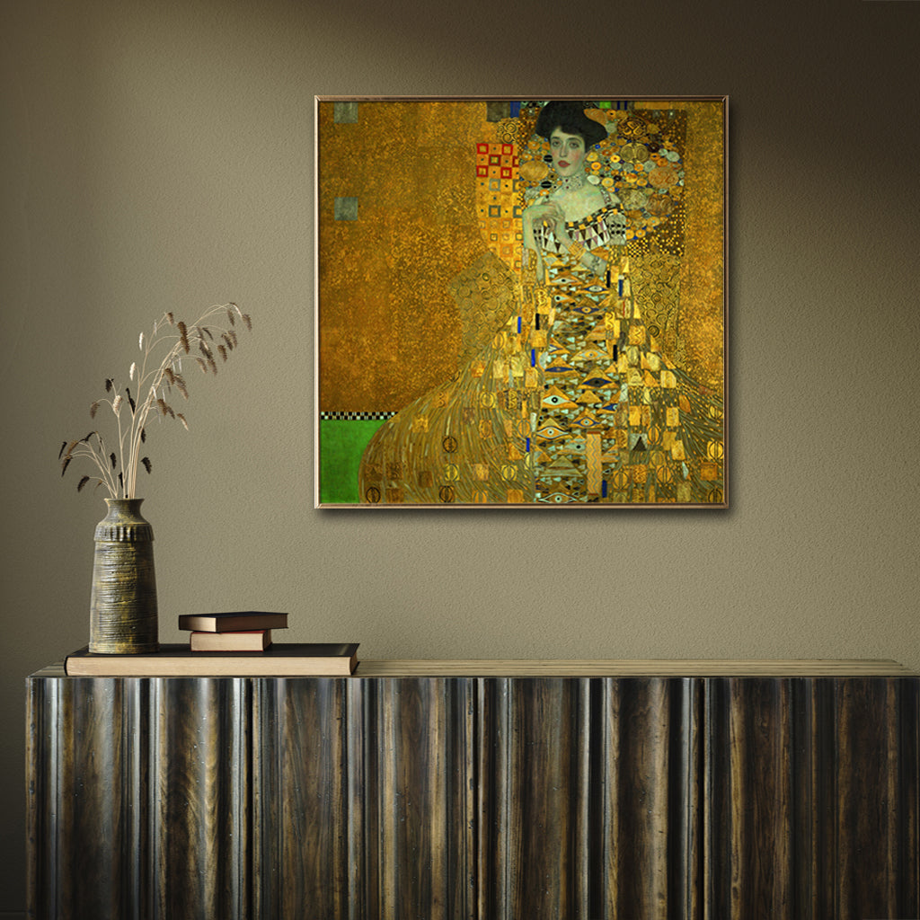 Wall Art -Portrait of adele bloch bauer by Gustav Klimt- Canvas Prints-Poster Prints