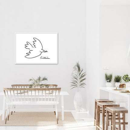Wall Art - Dove of Peace 1949 - Canvas Prints-Poster Prints