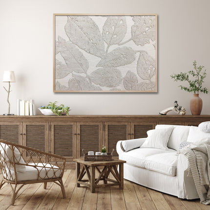 Botanical art prints - Silver Leaves - Canvas Prints - Poster Prints