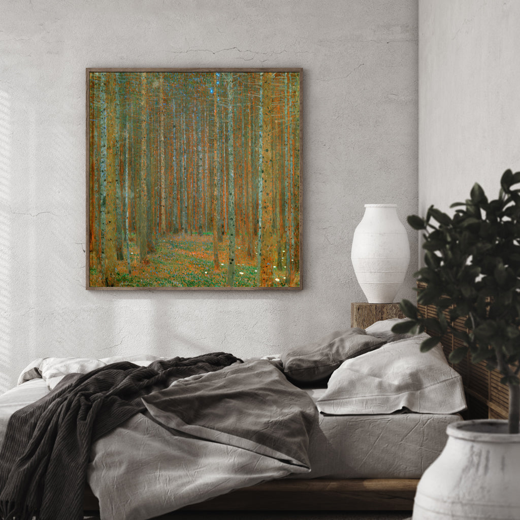 Wall Art -Pine forest by Gustav Klimt- Canvas Prints-Poster Prints
