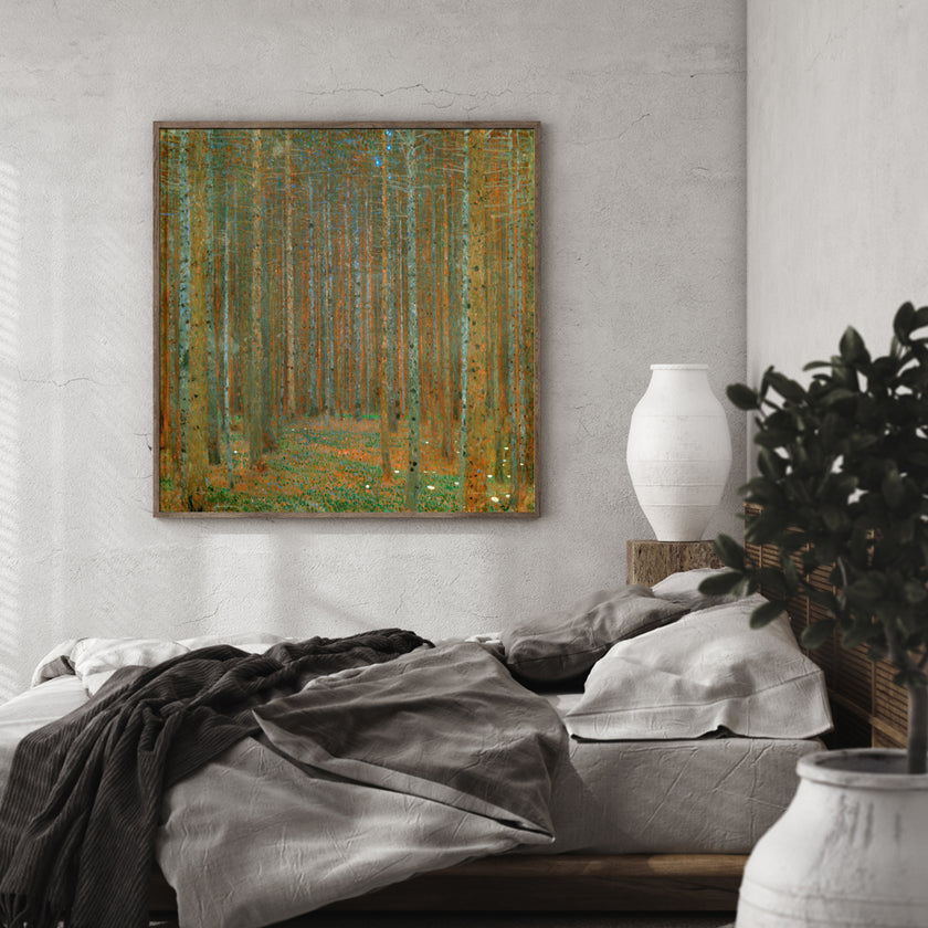 Wall Art -Pine forest by Gustav Klimt- Canvas Prints-Poster Prints