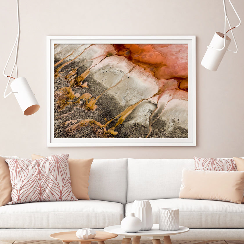Landscape art prints - Orange rock - Canvas Prints - Poster Prints