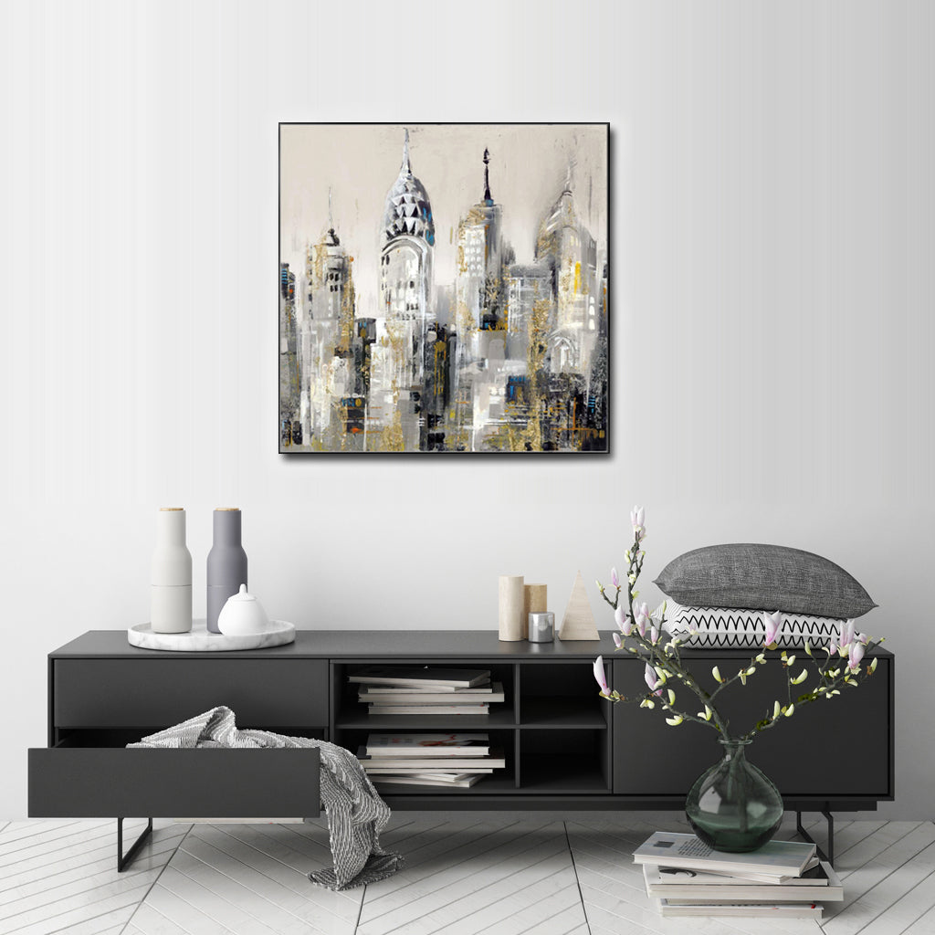 Wall Art Prints -Chicago View (2 sets)- Canvas Prints-Poster Prints