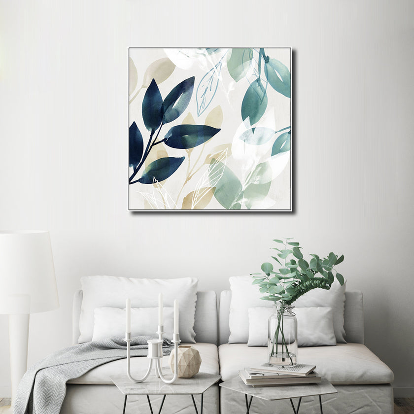 Wall Art Prints -Watercolour style leaves (2 sets)- Canvas Prints-Poster Prints