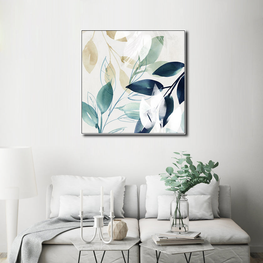 Wall Art Prints -Watercolour style leaves (2 sets)- Canvas Prints-Poster Prints