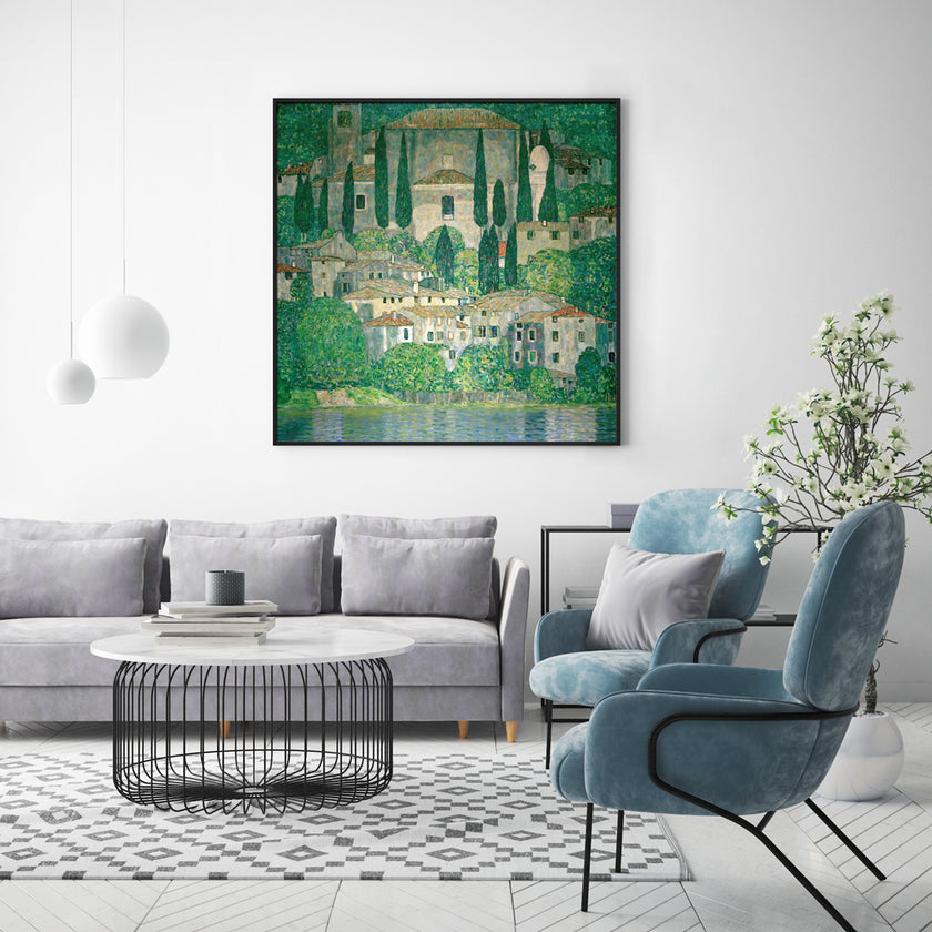 Wall Art - Kirche In Cassone by Gustav Klimt - Canvas Prints-Poster Prints