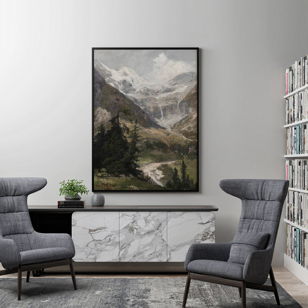 Wall Art - Snow Mountain - Canvas Prints-Poster Prints
