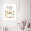 Wall art - Lion tiger giraffe- Poster Prints -Canvas Prints