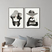 Wall art - Vogue Lady (2 sets)- Canvas Prints- Poster Prints