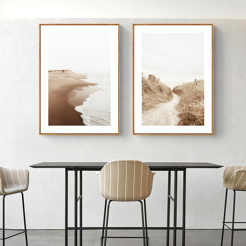 Wall Art - Walk to beach II 3 sets - Poster Prints -Canvas Prints