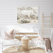 Wall Art - White Horse - Canvas Prints-Poster Prints