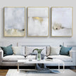 Wall art - Abstract gold white single II - Canvas Prints - Poster Prints