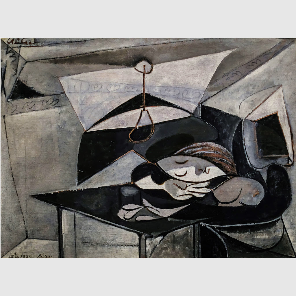 Wall Art - Woman Asleep by Pablo Picasso - Canvas Prints-Poster Prints