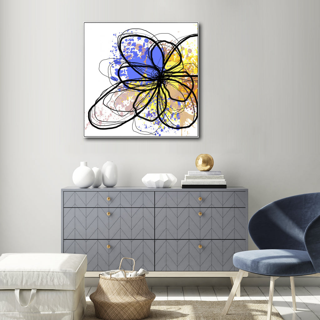 Wall Art Prints - Line Art Flower (2 sets)- Canvas Prints-Poster Prints