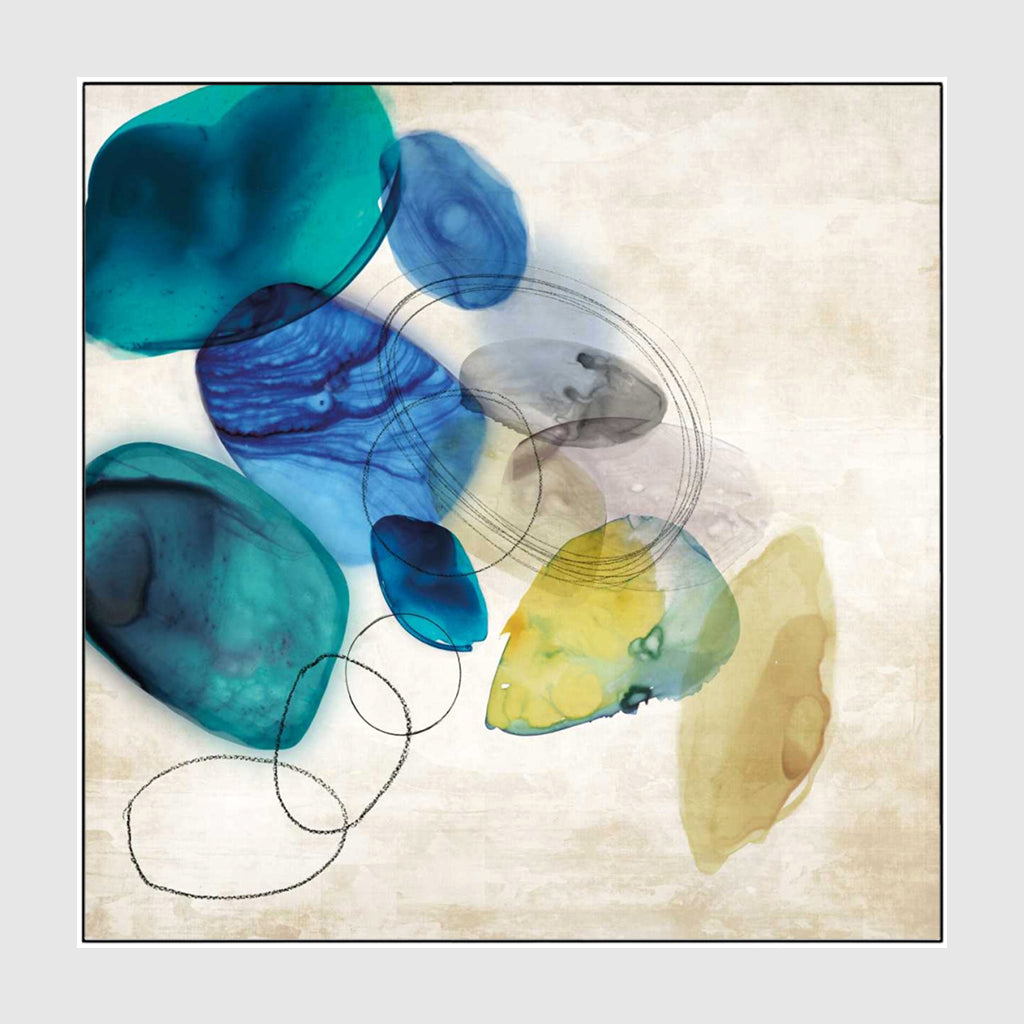 Wall Art Prints -Abstract Watercolour Box - Canvas Prints-Poster Prints