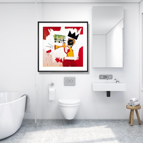 Wall Art - Trumpet, 1984 By Basquiat - Canvas Prints-Poster Prints