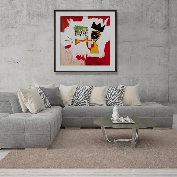 Wall Art - Trumpet, 1984 By Basquiat - Canvas Prints-Poster Prints - Image 2