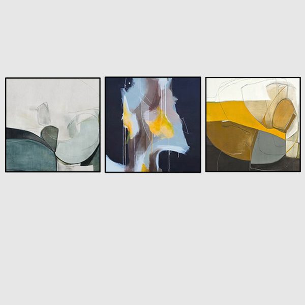 Abstracts Art - Print Wall Art - Abstract midnight colour - Canvas Prints-Poster Prints - Image 2