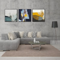 Abstracts Art - Print Wall Art - Abstract midnight colour - Canvas Prints-Poster Prints