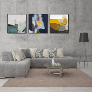Abstracts Art - Print Wall Art - Abstract midnight colour - Canvas Prints-Poster Prints