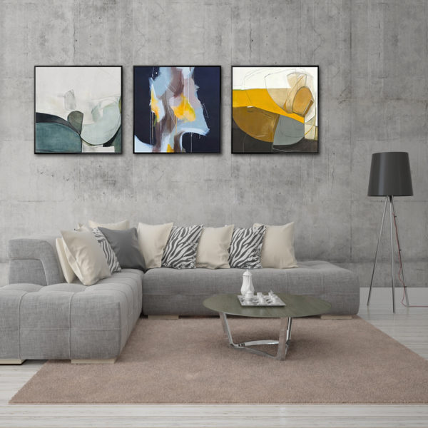 Abstracts Art - Print Wall Art - Abstract midnight colour - Canvas Prints-Poster Prints