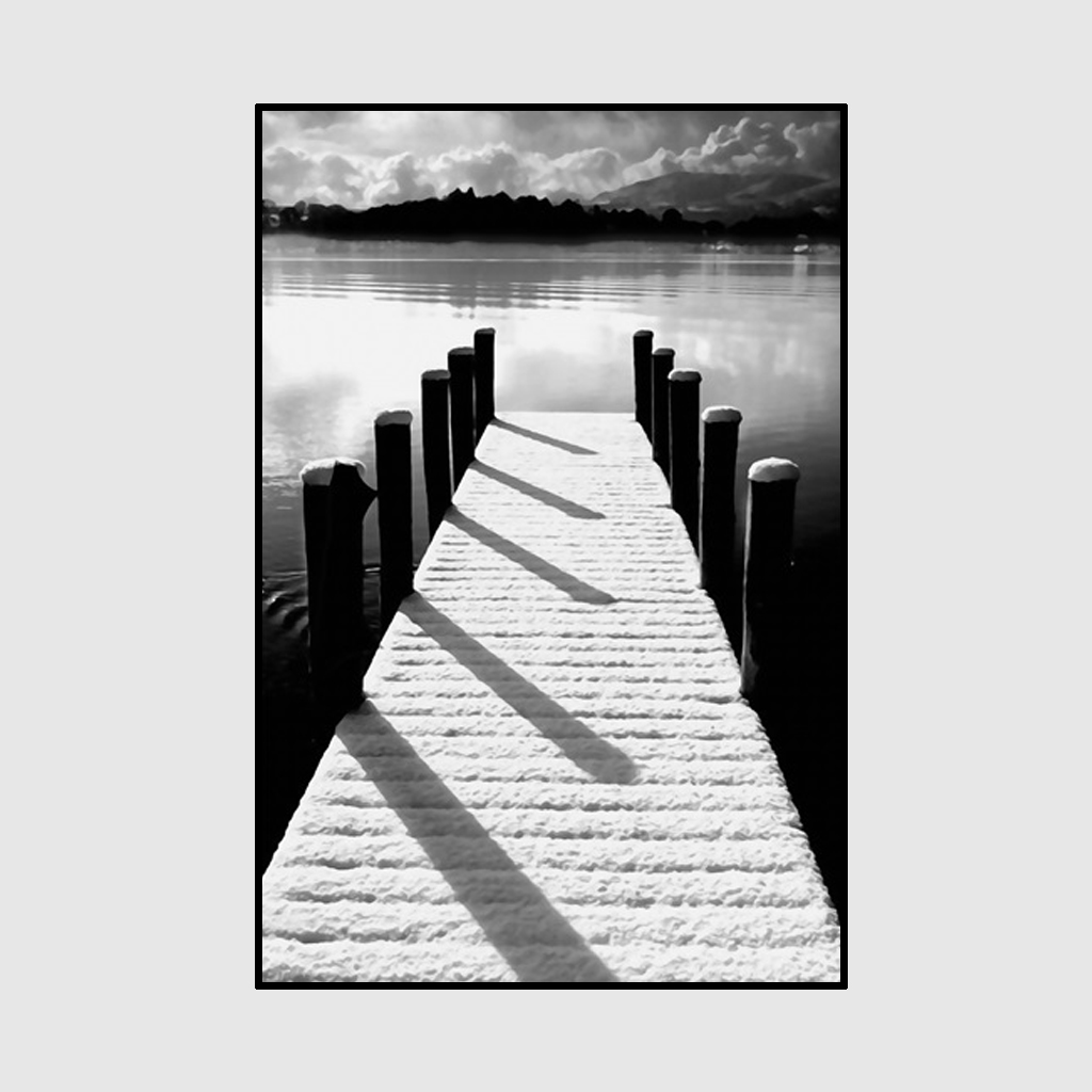 Wall Art – Pathway black and white – Canvas Prints-Poster Prints – Art