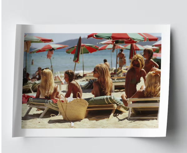 Wall Art - Saint-tropez Beach Print - Canvas Prints-Poster Prints