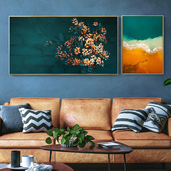 Pink Purple Red Art - Print Wall Art - LIver it to the Full ( 2 sets ) - Canvas Prints-Poster Prints