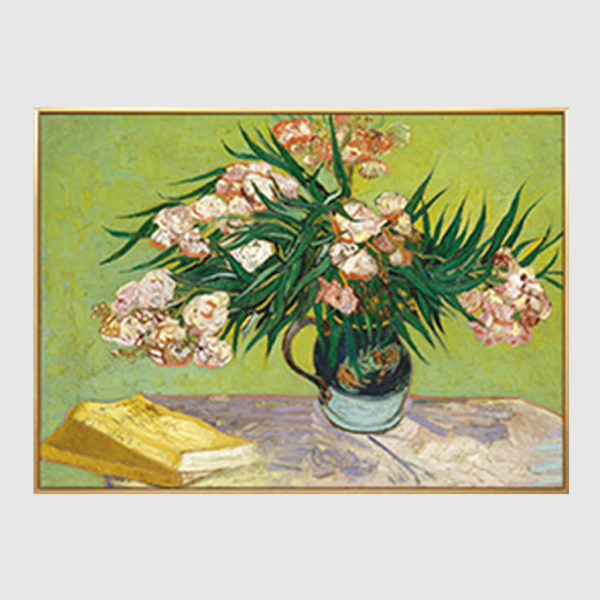 Botanicals Art - Print Wall Art - Van Gogh Oleanders (single) - Canvas Prints-Poster Prints - Image 3